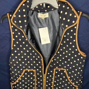Bo Bel polka dot vest (Womans, NWT, Medium